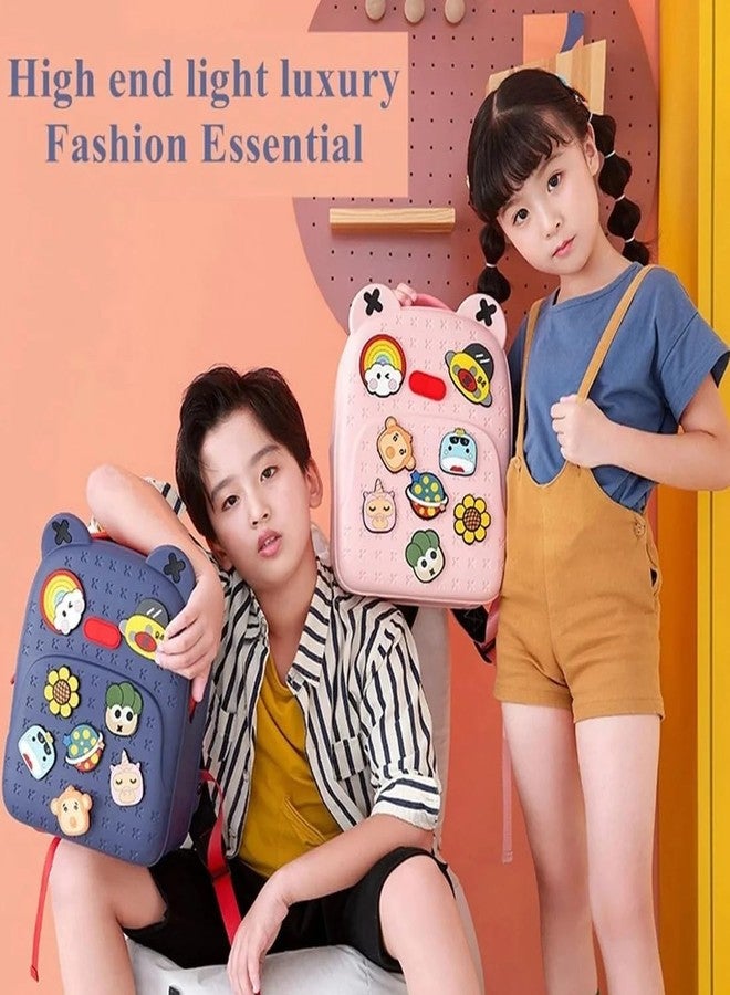 STOFFIER GARTEN School Bag For Girls Boys Kids Eco Friendly Waterproof Material for Fun Loving Kids School Bag Pack of 1 Multi colour - Image 4
